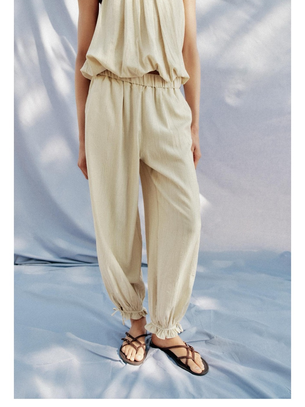 NWOT Zara Elastic-Waist Pants